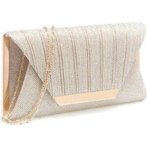 Women Gold Mihawk clutch and handbags